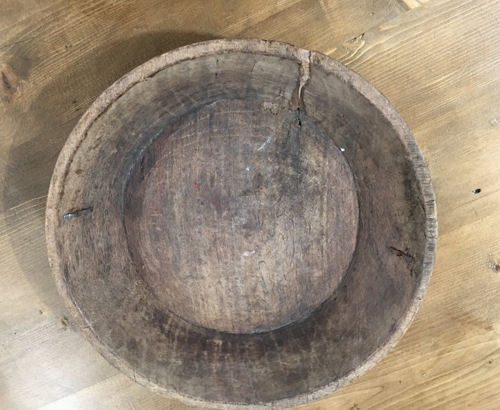 Vintage European Wooden  Bowl  #2940