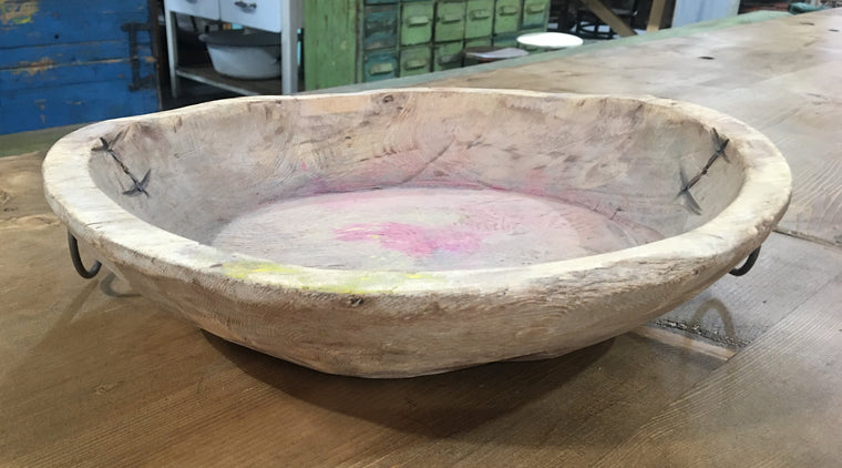 Vintage European Wooden  Bowl  #2941