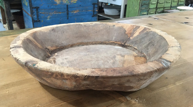 Vintage European Wooden  Bowl  #2942
