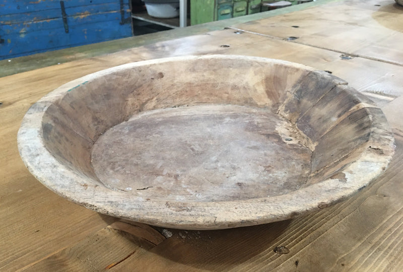 Vintage European Wooden  Bowl  #2945