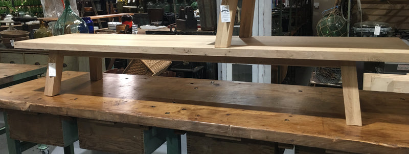 European oak coffee table or bench seat #B2955  BYRON
