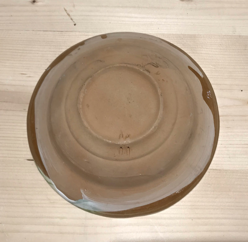 Old  Hungarian Terracotta Bowl #3532A