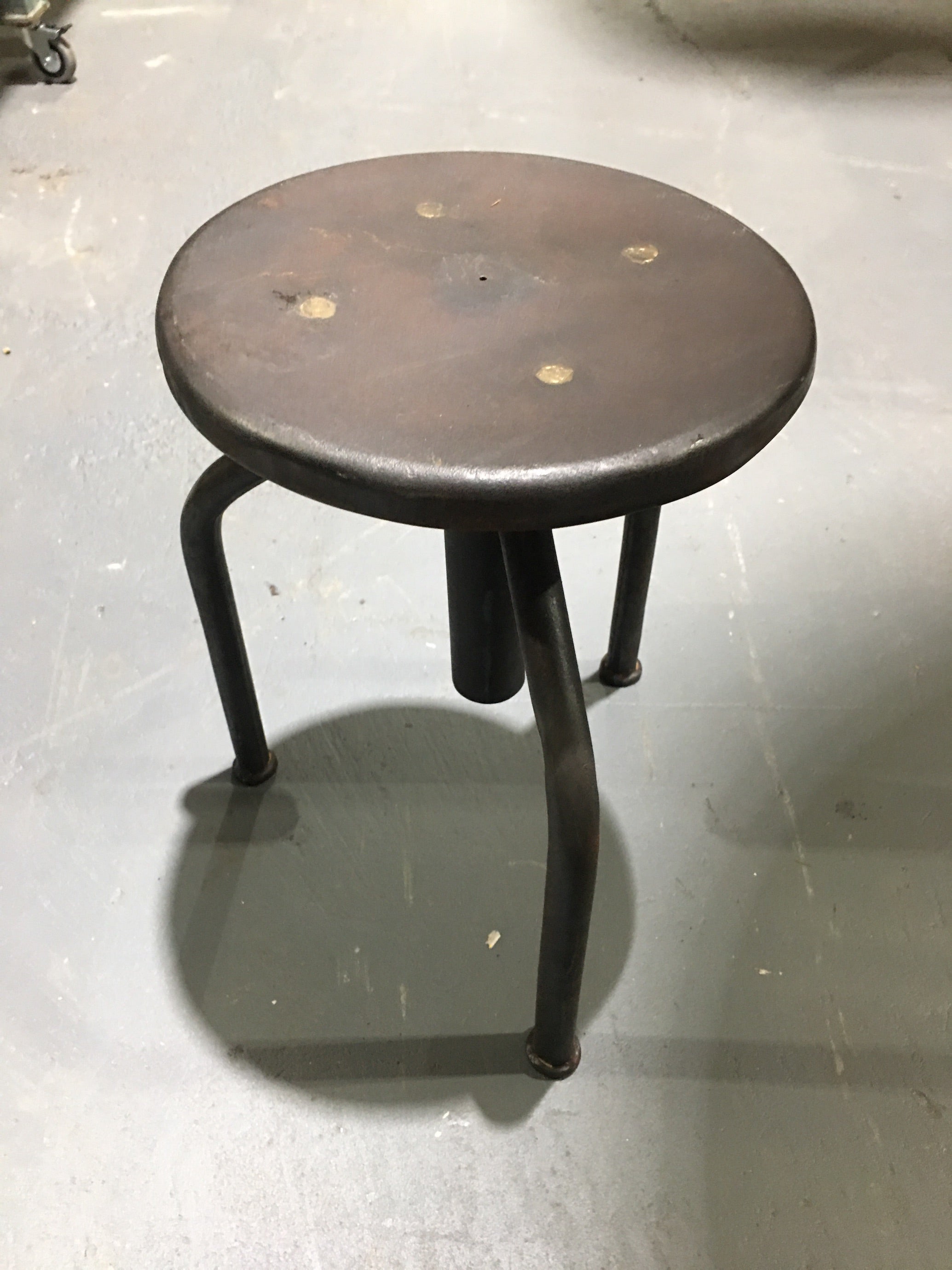 Vintage  Dutch Hospital Stool Adjustable Hight  #2979