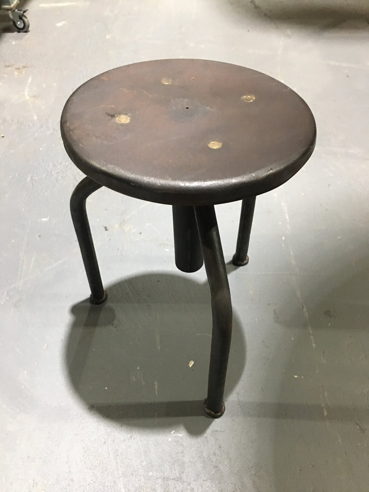 Vintage  Dutch Hospital Stool Adjustable Hight  #2979