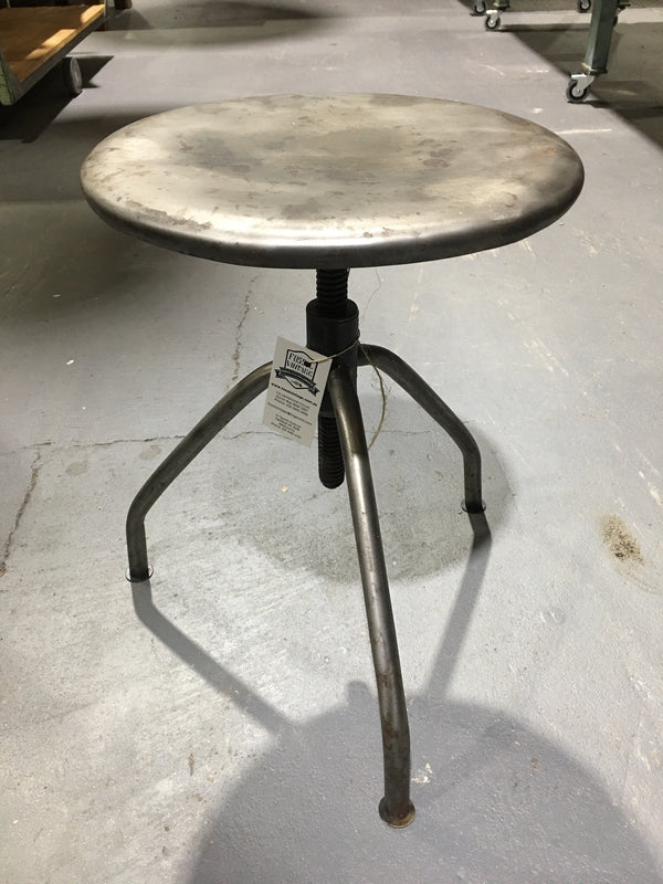 Vintage  Dutch Hospital Stool Adjustable Hight  #2982
