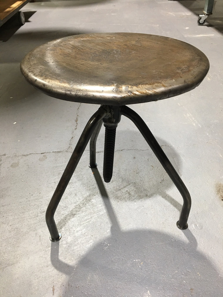 Vintage  Dutch Hospital Stool Adjustable Hight  #2983
