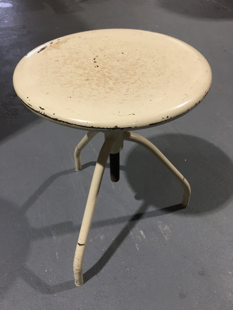 Vintage  Dutch Hospital Stool Adjustable Hight  #2985