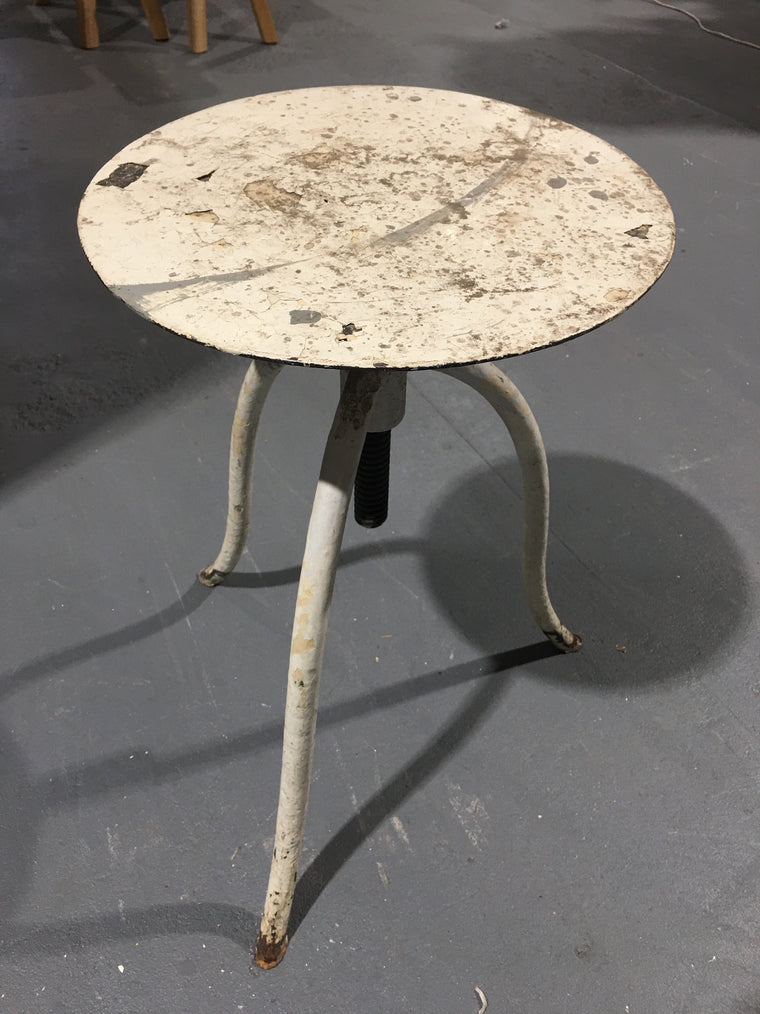 Vintage  Dutch Hospital Stool Adjustable Hight  #2990
