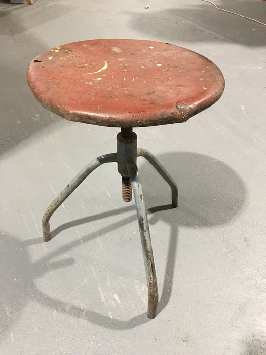 Vintage  Dutch Hospital Stool Adjustable Hight  #2991