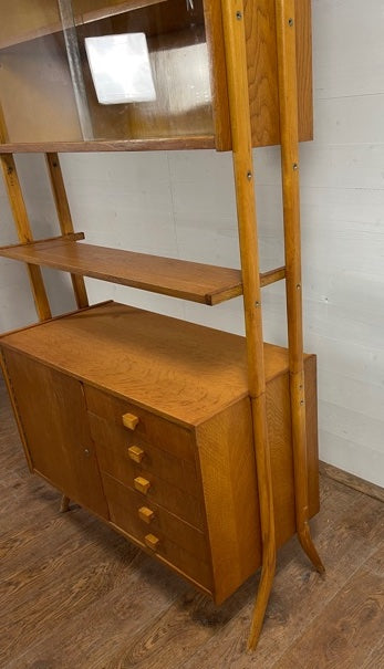 Mid Century  Dispaly Cabinet / Bookcase  #4309