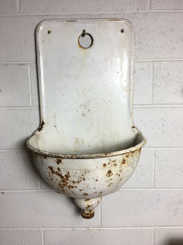 Vintage European Cast Iron Wall Fountain #2997 (5)