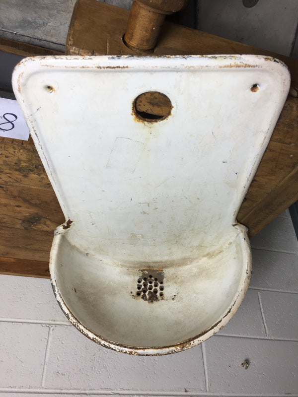 Vintage European Cast Iron Wall Fountain #2997 (5)