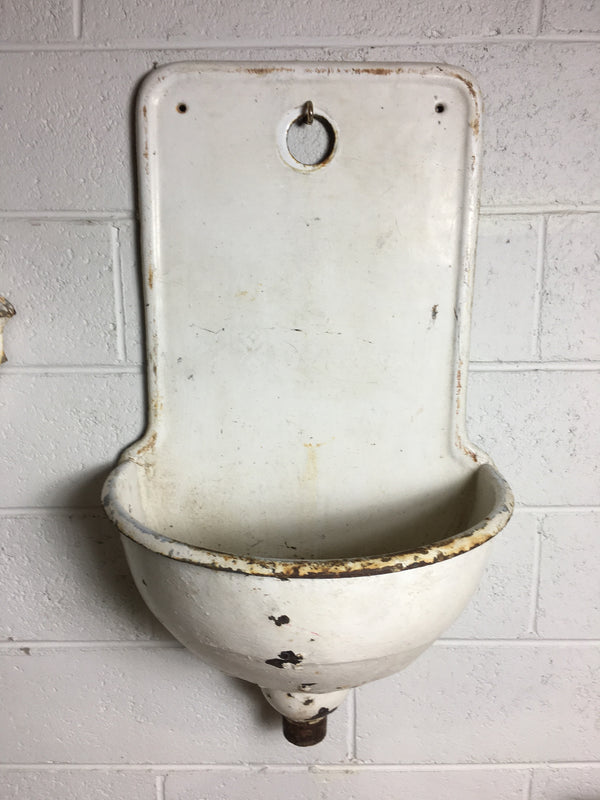 Vintage European Cast Iron Wall Fountain #2997 (7)