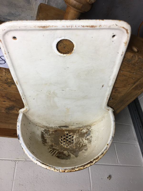 Vintage European Cast Iron Wall Fountain #2997 (7)