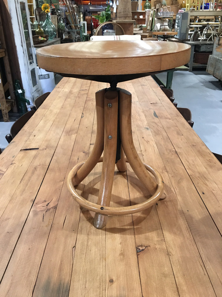 Vintage Thonet/Bentwood Piano Stool Adjustable Hight  #2998 (2)