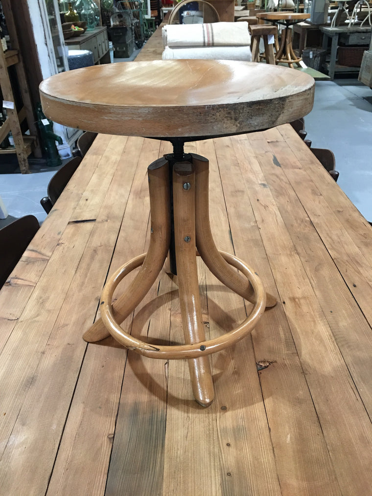 Vintage Thonet/Bentwood Piano Stool Adjustable Hight  #2998 (3)
