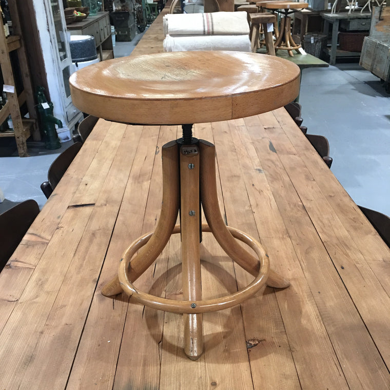 Vintage Thonet/Bentwood Piano Stool Adjustable Hight  #2998 (4)