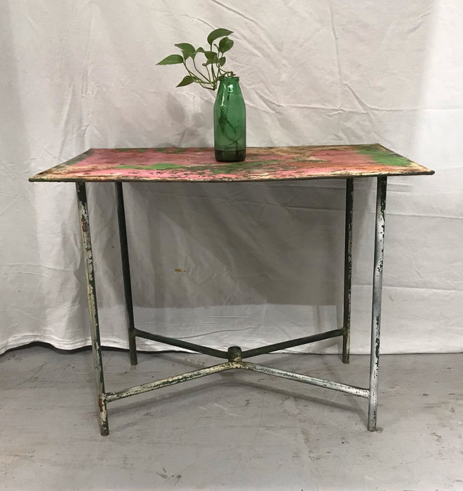 Vintage Metal  Garden Table  #3536 c