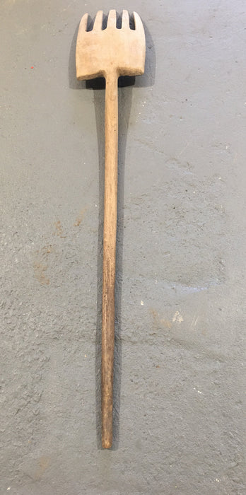 Vintage  European Wooden Giant Fork #3000 (1)