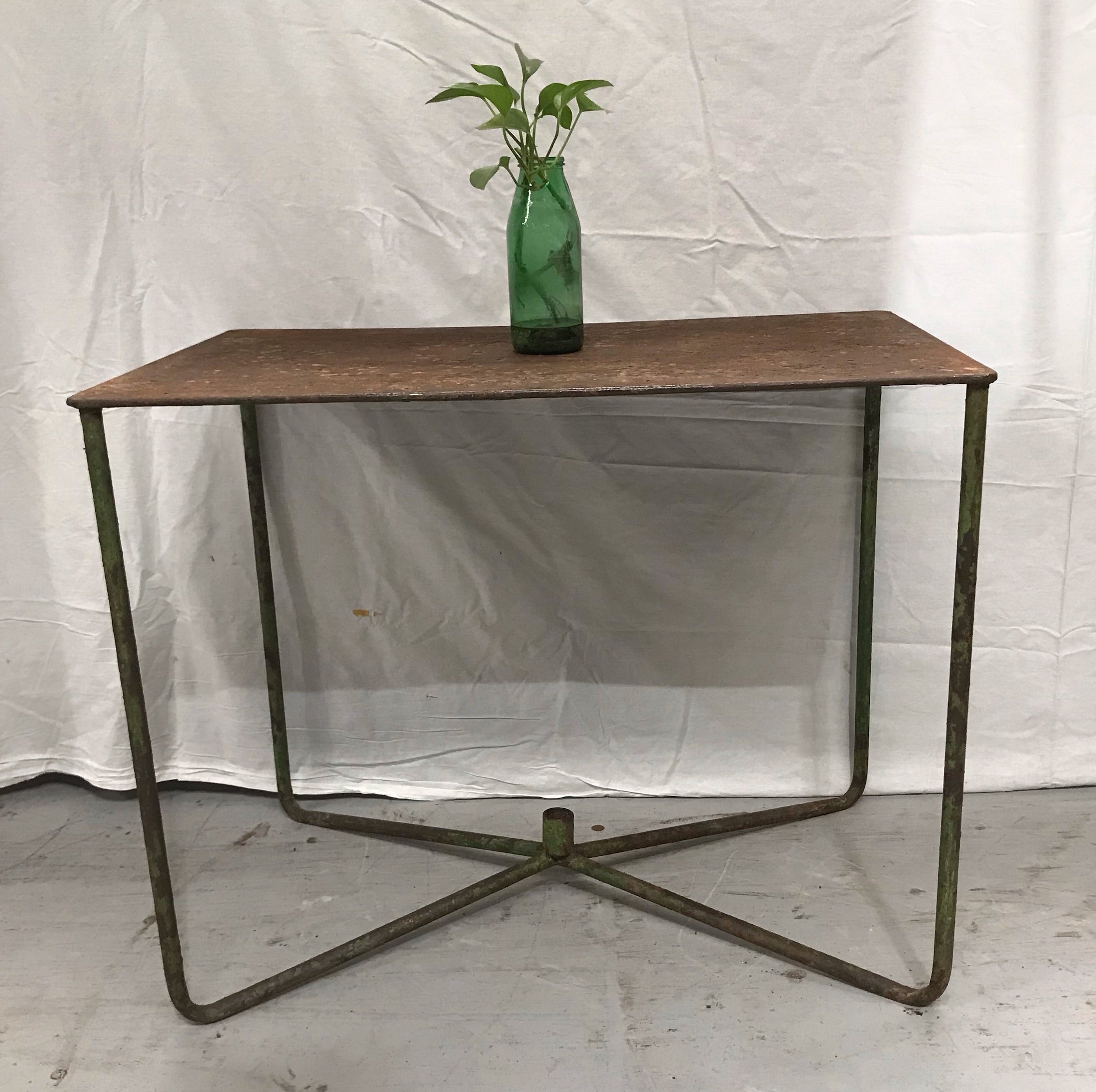 Vintage Metal  Garden Table  #3536 D Byron