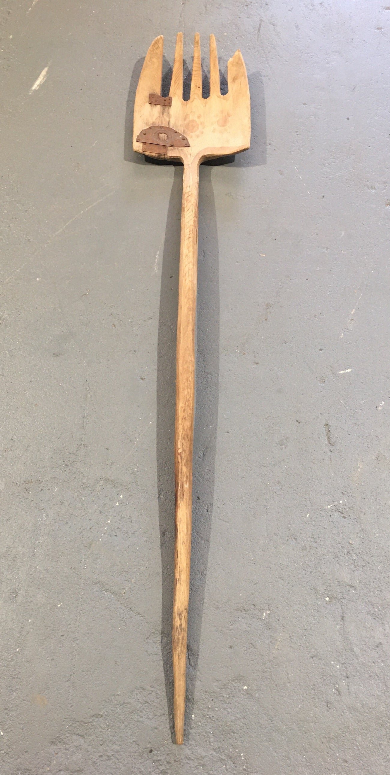 Vintage  European Wooden Giant Fork #3000 (3)