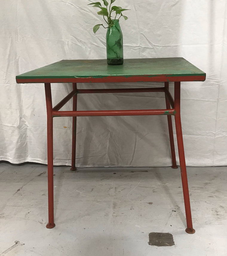 Vintage Metal  Garden Table  #3537 A