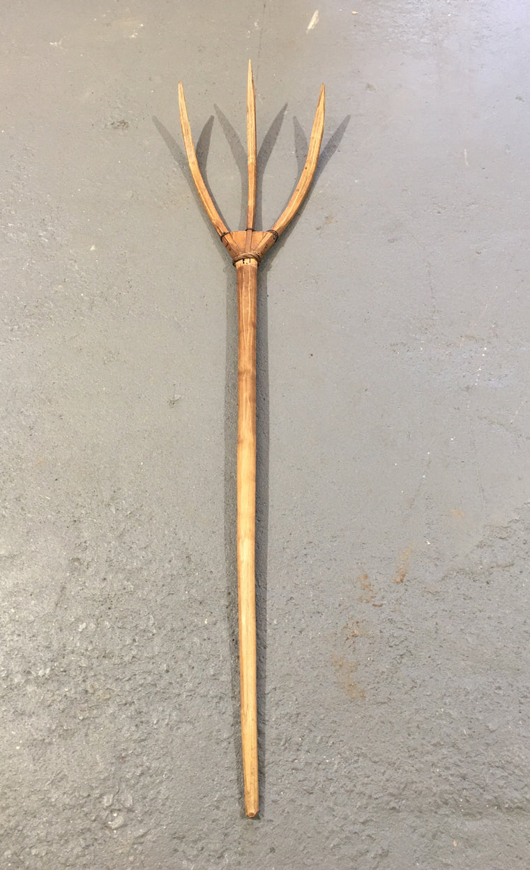 Vintage  European Wooden Hay Fork #3001 (2)
