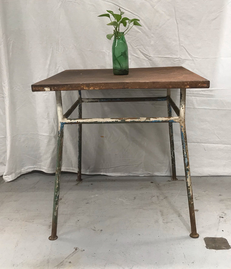 Vintage Metal  Garden Table  #3537 B