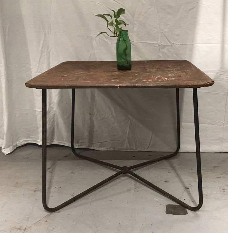 Vintage Metal  Garden Table  #3537 C Byron