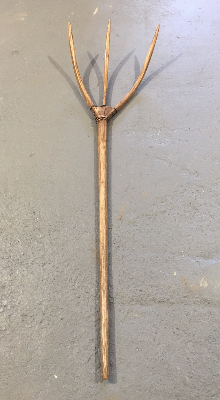 Vintage  European Wooden Hay Fork #3001 (5)