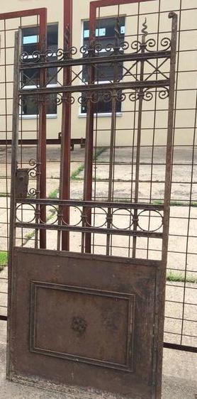 Vintage industrial European iron gate #2324 Byron Warehouse