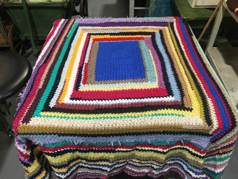 Vintage Crochet Blanket #3005 (7)