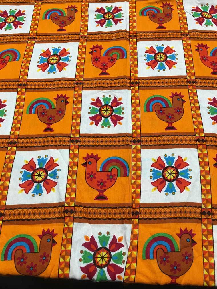 Vintage 70s Curtain   #3006 (10)