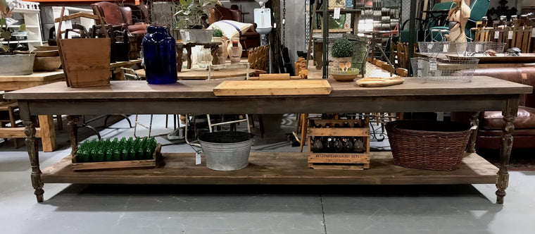 European Kitchen Island Table # 3544