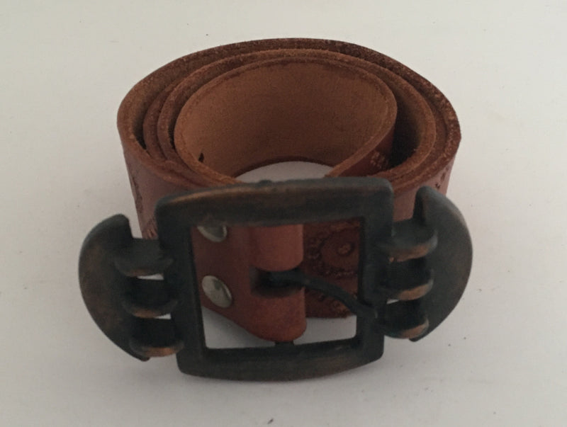 Vintage Leather Belt #C096 FREE AUS POSTAGE