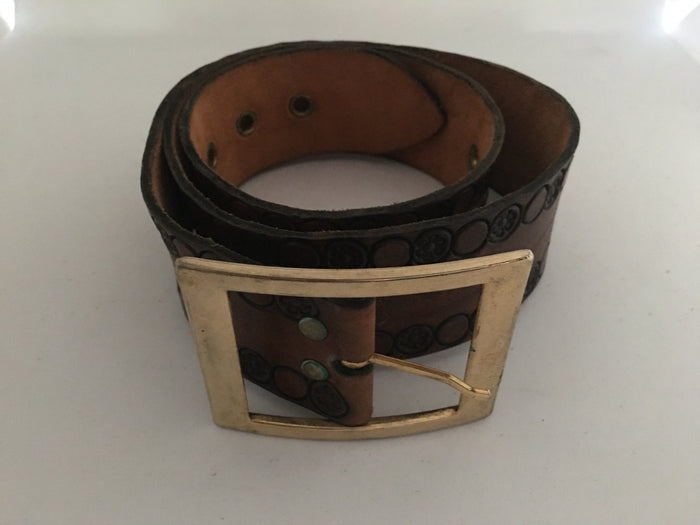 Vintage Leather Belt #C097 FREE AUS POSTAGE