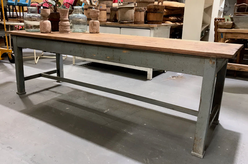 Vintage European   Farmhouse Table  #3547  BYRON