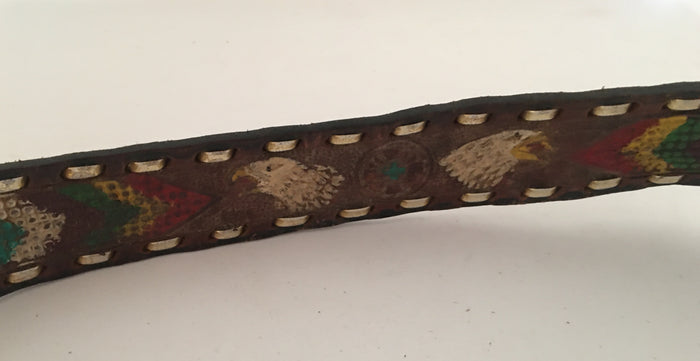 Vintage Leather Belt #C102 FREE AUS POSTAGE