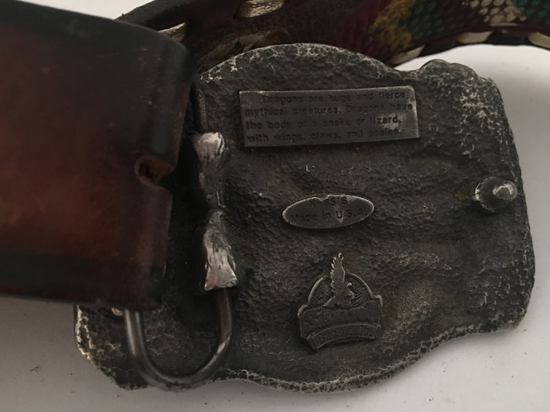 Vintage Leather Belt #C102 FREE AUS POSTAGE