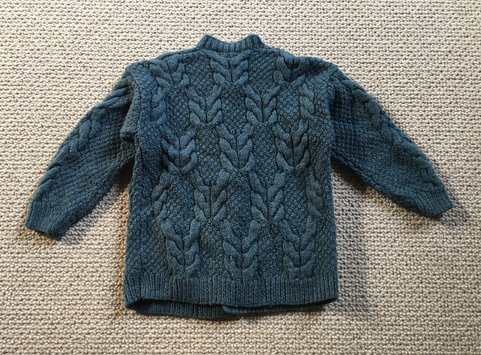 Kids Vintage Cable Knit Cardigan  #C106 FREE AUS POSTAGE