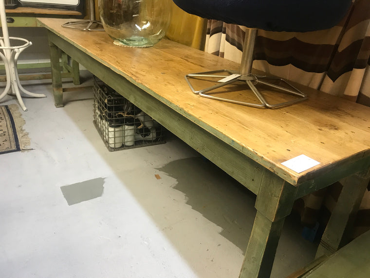 Vintage French kitchen farmhouse dining tables 2.8 mt #2648