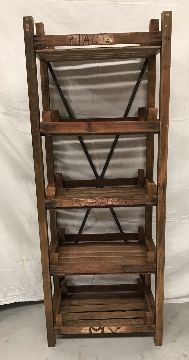 Vintage Dutch Tulip Drying Wooden Rack #3549