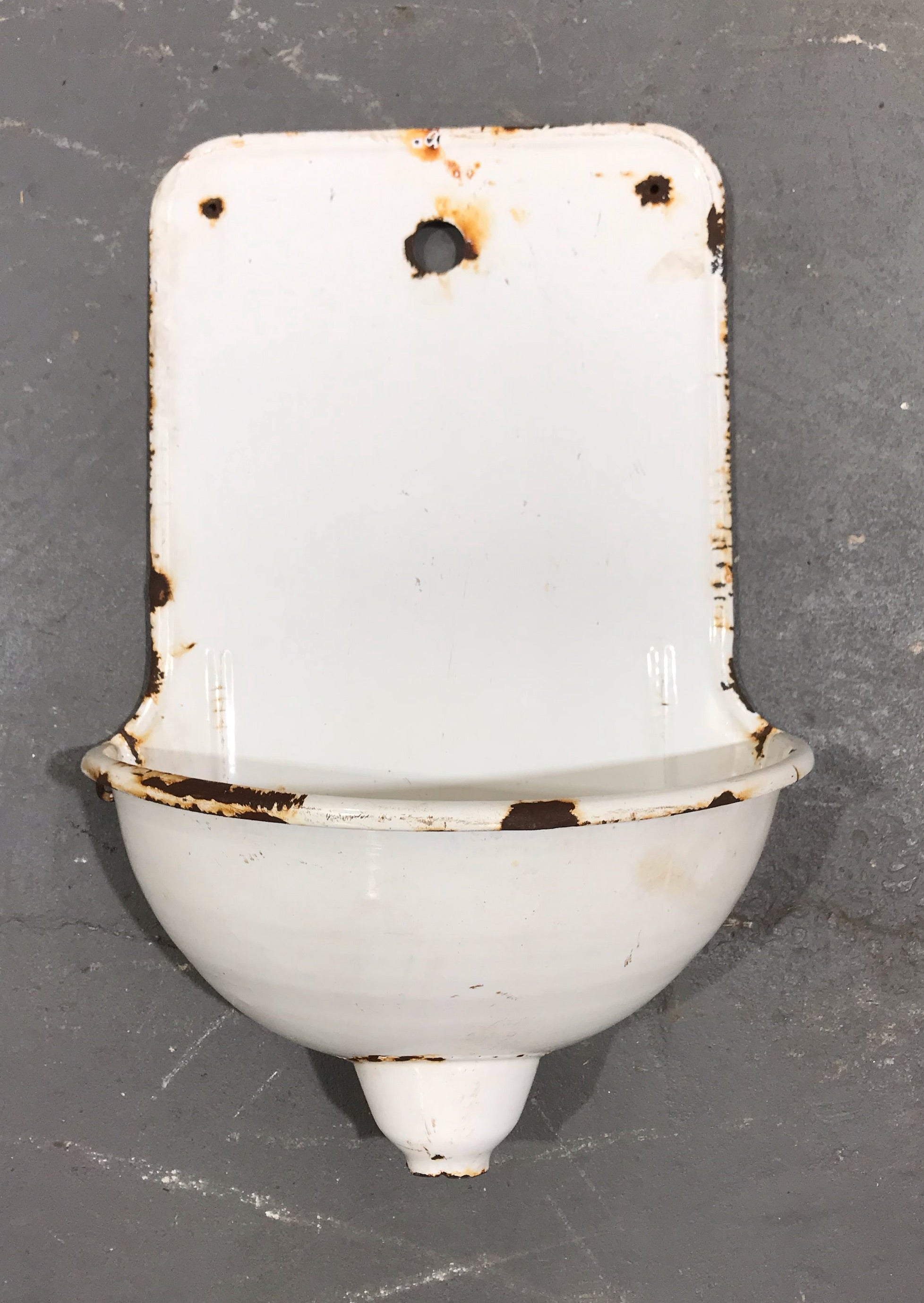 Vintage European Enamel  Wall Fountain #3550 A