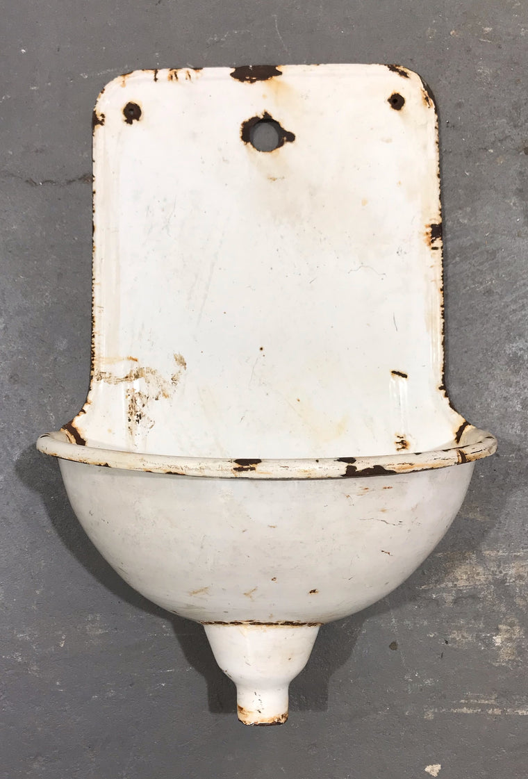 Vintage European Enamel  Wall Fountain #3550 B