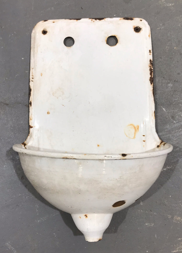 Vintage European Enamel  Wall Fountain #3550 D