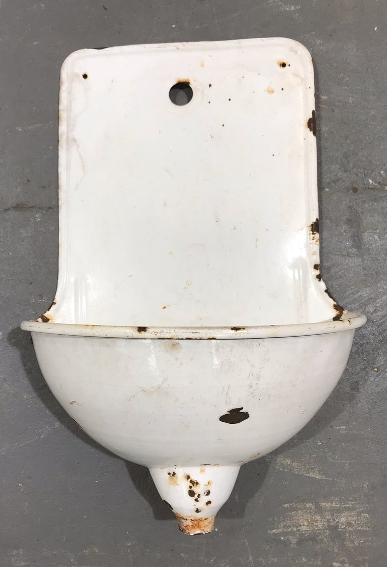 Vintage European Enamel  Wall Fountain #3550 E