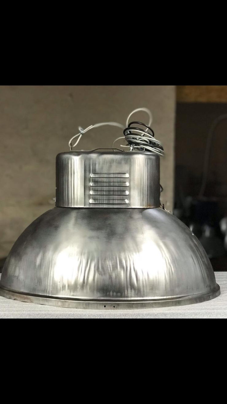Vintage industrial CZECH warehouse lights #2197/2404