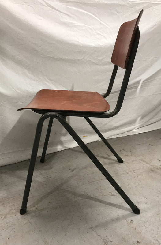 Vintage Dutch School Chairs  #3554