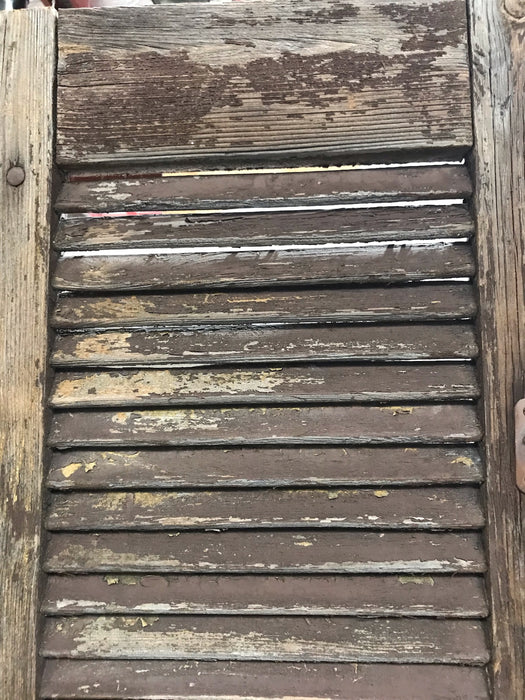 Vintage Wooden Window Shutter # 3563
