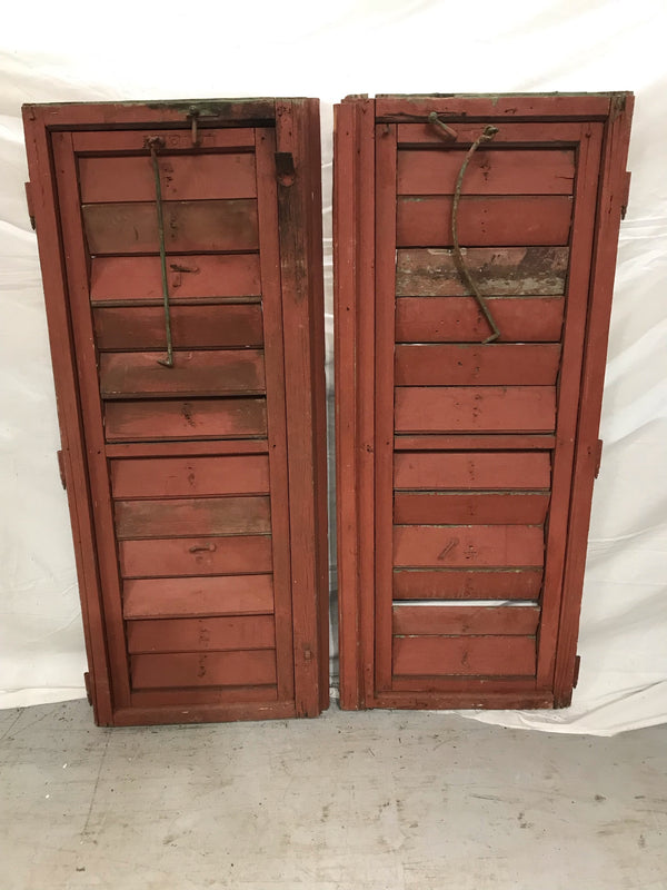 Vintage Wooden Window Shutter # 3564